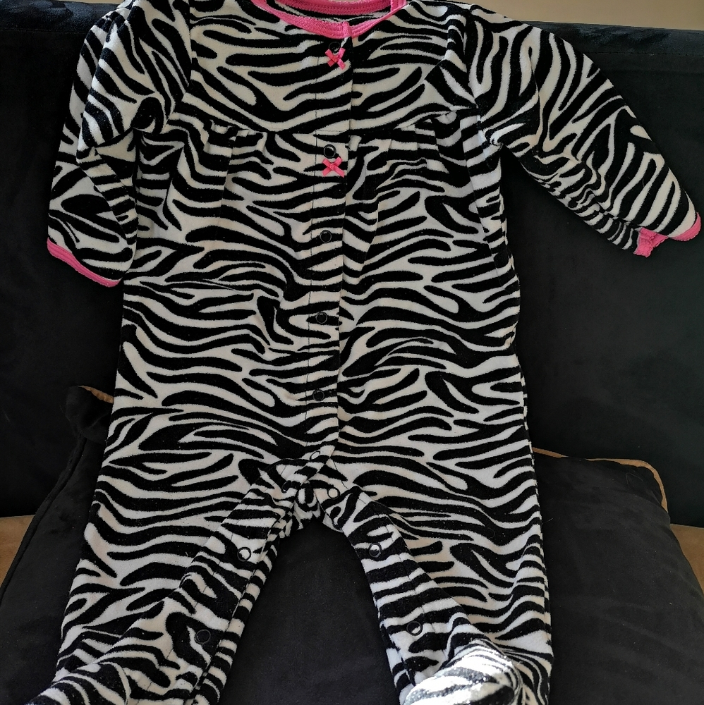 One piece footed pajama